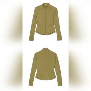 Lululemon Instill Jacket Bronze Green Size 12 NWT still in mailer!